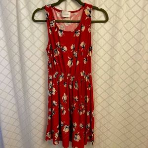 French Grey Medium Dress